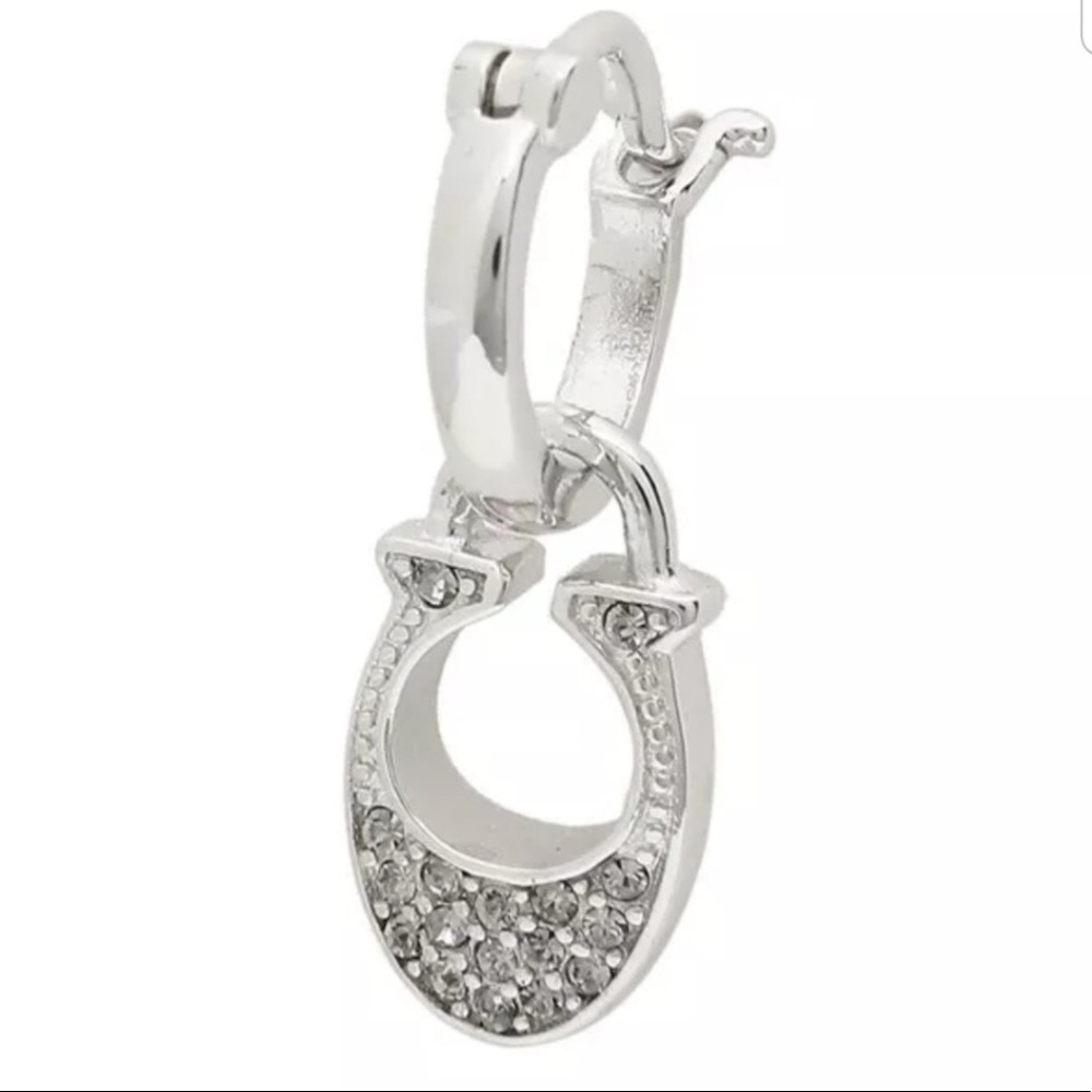 Coach Signature Huggie Earrings - Picture 5 of 6